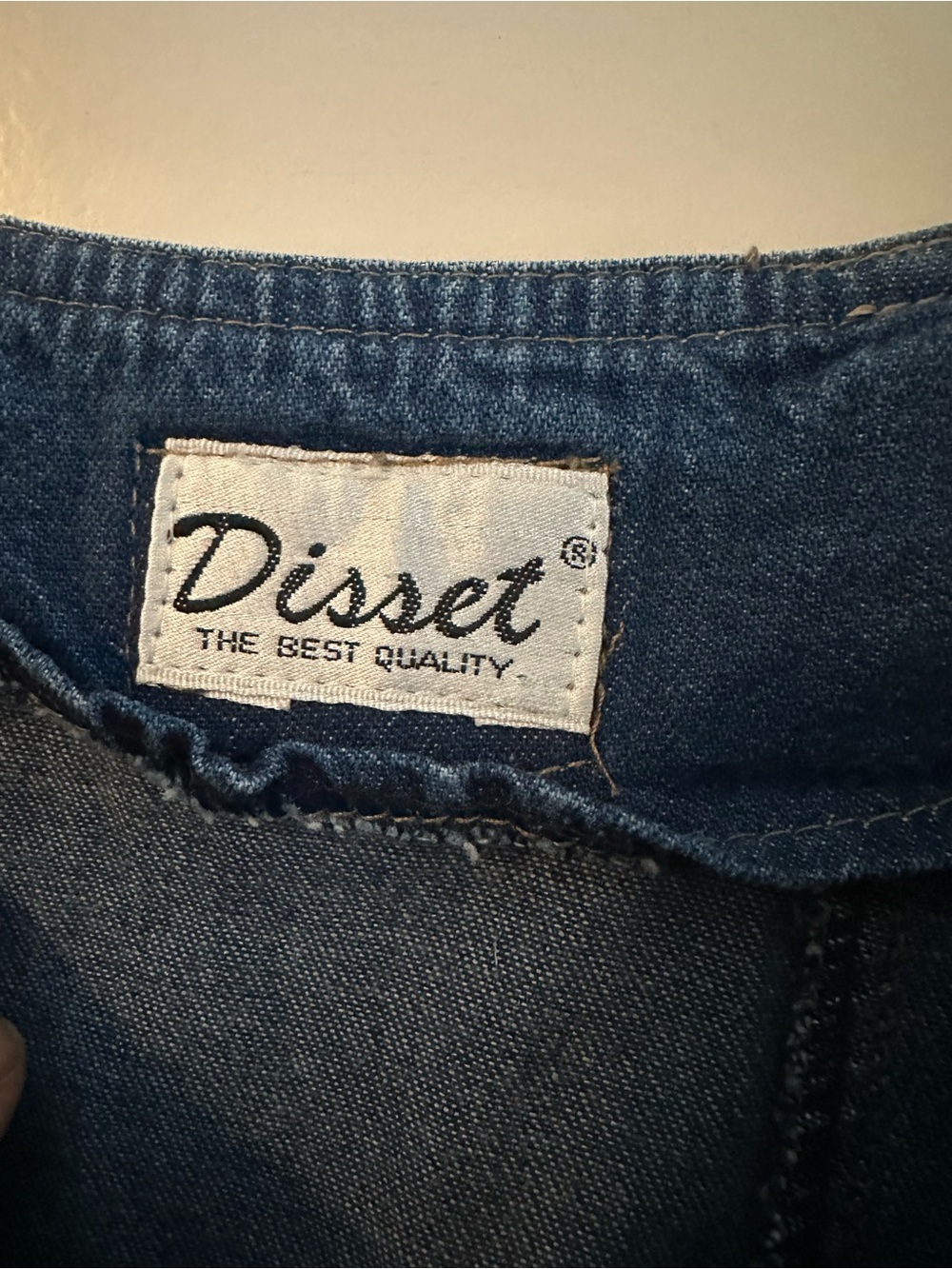 Disset Dark Blue Denim Button-Front Midi Dress - Picture 4 of 5